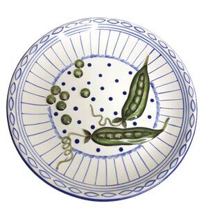 Andrea by Sadek Art Decorative Raised Relief Pea Pod Plate 9"  by Jay Willfred